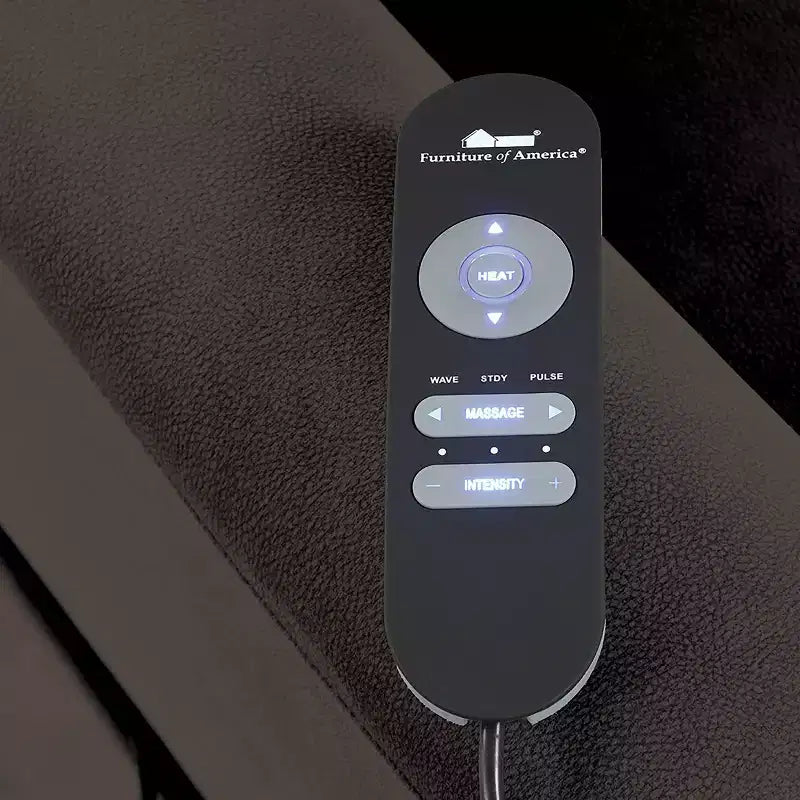 MAISON : dedans + dehors Fauteuil inclinable releveur électrique Sunbeam en flanelle avec fonction chauffante et massante, gris foncé