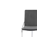 Fauteuil d'appoint Zlatan 20" : Structure en métal chromé et velours luxueux - Acme Furniture