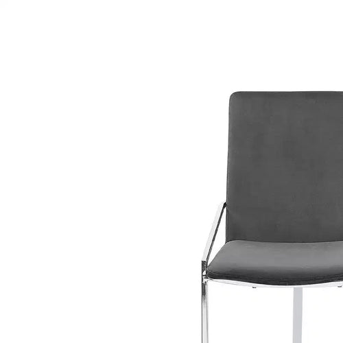 Fauteuil d'appoint Zlatan 20" : Structure en métal chromé et velours luxueux - Acme Furniture