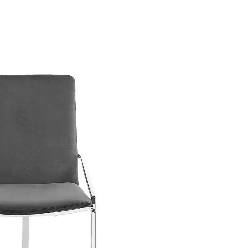 Fauteuil d'appoint Zlatan 20" : Structure en métal chromé et velours luxueux - Acme Furniture
