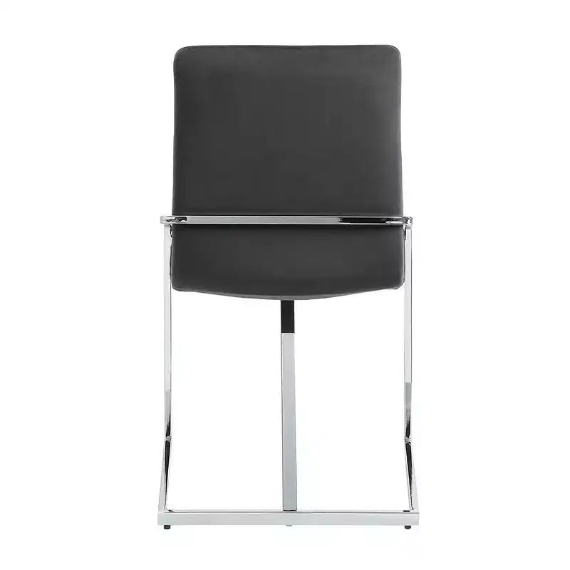 Fauteuil d'appoint Zlatan 20" : Structure en métal chromé et velours luxueux - Acme Furniture