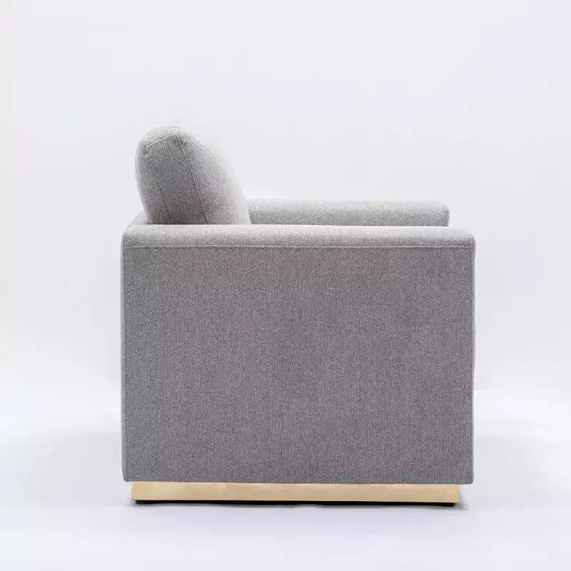 Acme Furniture Fauteuil d'appoint Valin Tissu gris