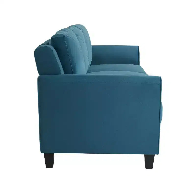 Lifestyle Solutions Canapé Harper Velours Bleu