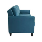 Lifestyle Solutions Canapé Harper Velours Bleu