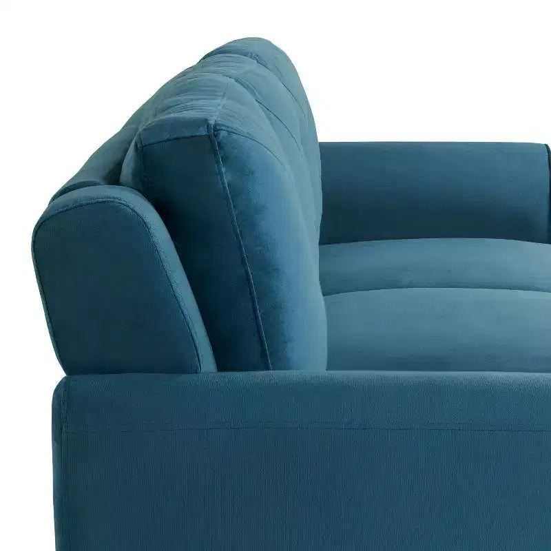 Lifestyle Solutions Canapé Harper Velours Bleu