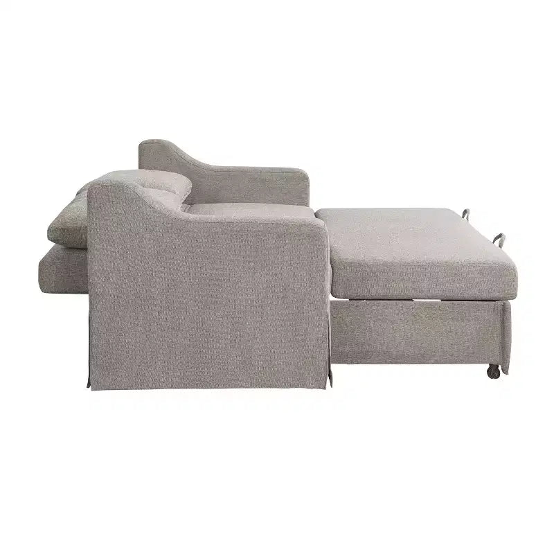 Causeuse convertible Serta Hans en lin tissé