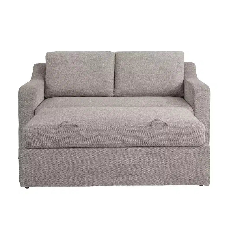 Causeuse convertible Serta Hans en lin tissé