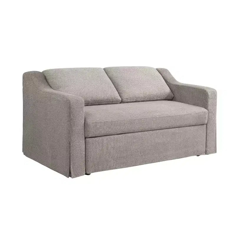 Causeuse convertible Serta Hans en lin tissé