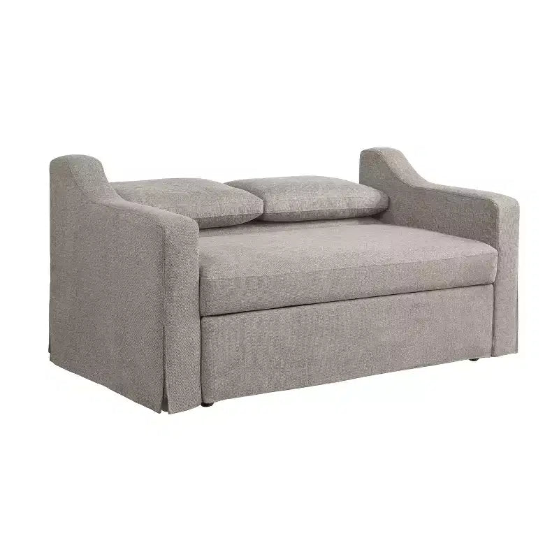 Causeuse convertible Serta Hans en lin tissé