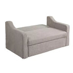 Causeuse convertible Serta Hans en lin tissé