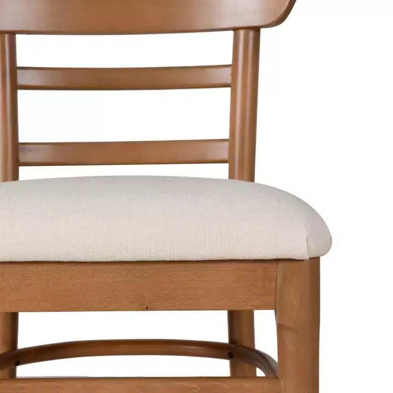 Linon Lot de 2 Chaises Tuttle Marron Gris