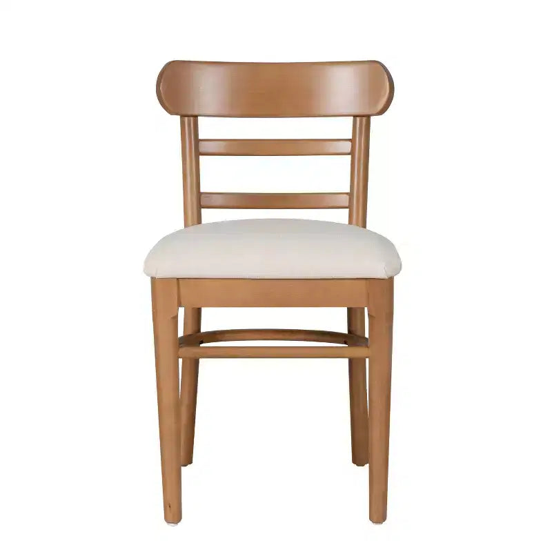 Linon Lot de 2 Chaises Tuttle Marron Gris