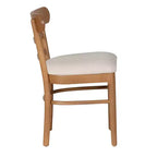 Linon Lot de 2 Chaises Tuttle Marron Gris