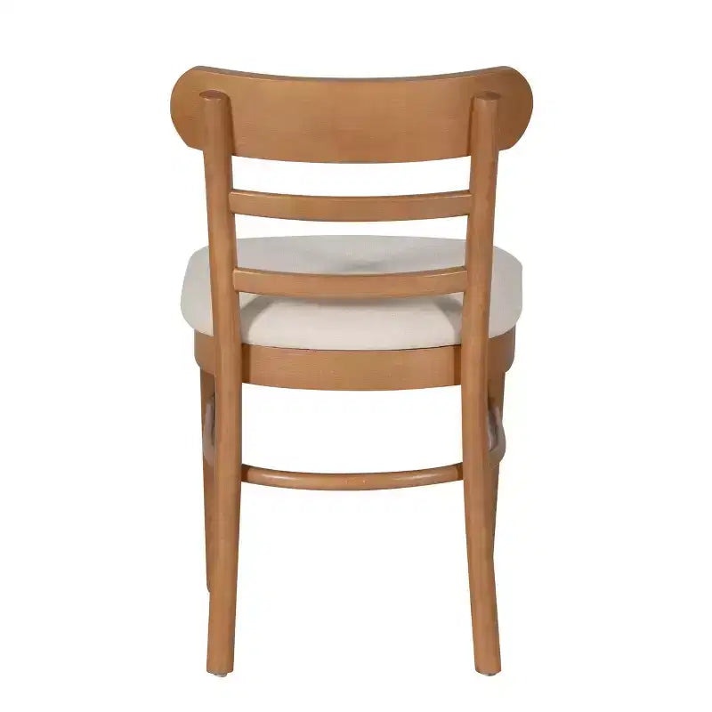 Linon Lot de 2 Chaises Tuttle Marron Gris