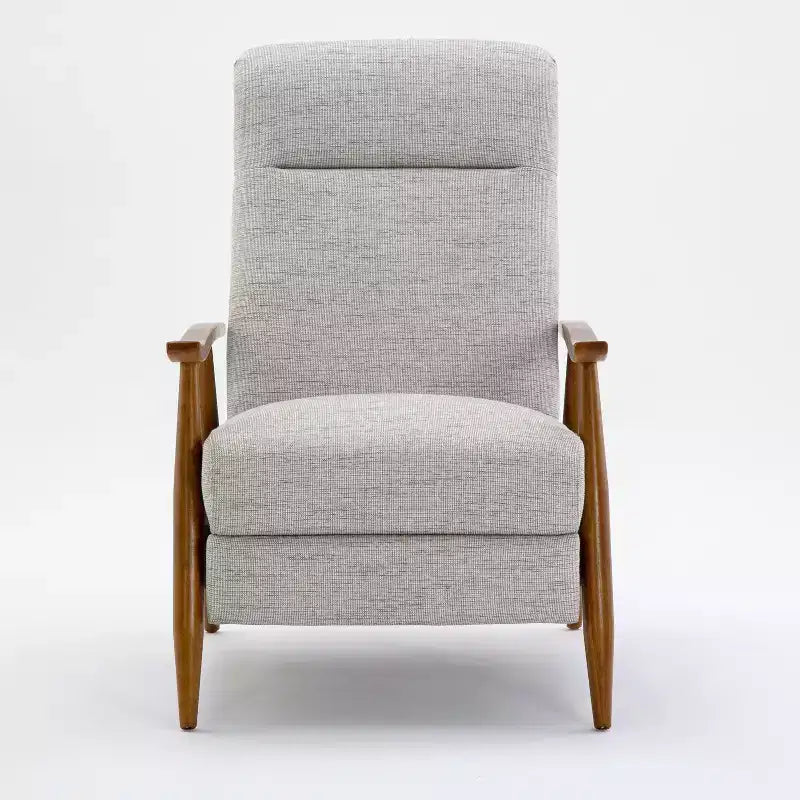 Fauteuil inclinable à dossier basculant Comfort Pointe Terni Sea Oat : Polyester rembourré, cadre en bois, remplissage en mousse