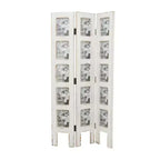 Séparateur de pièce rectangulaire en bois de chêne Chinquapin blanc - Olivia & May