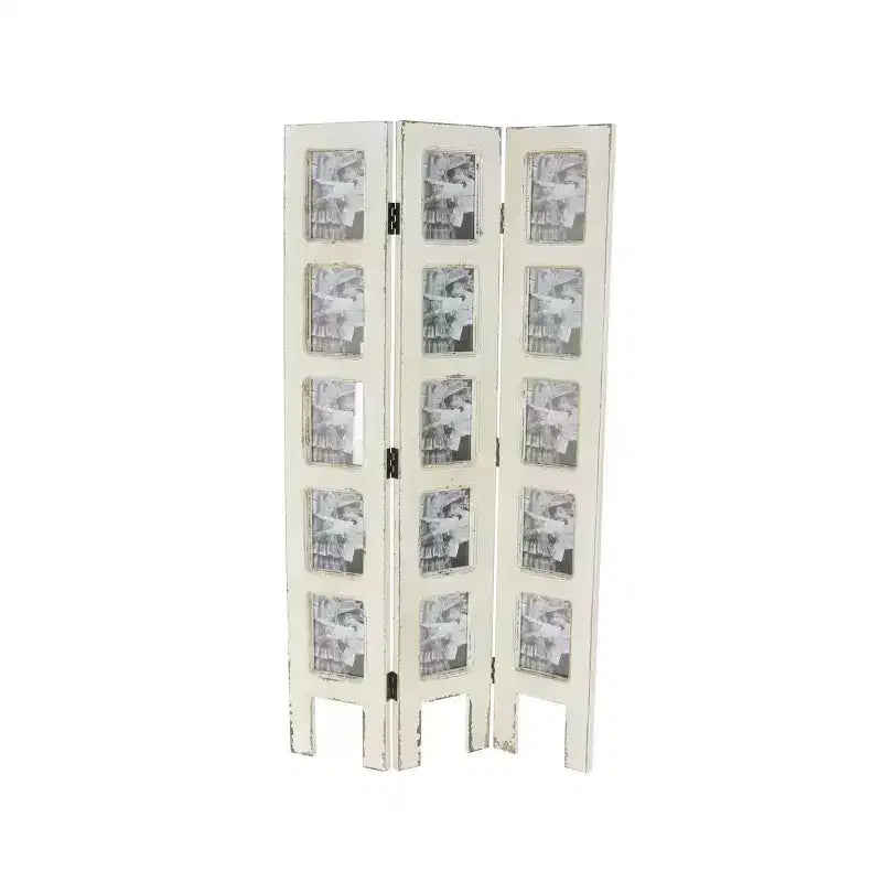Séparateur de pièce rectangulaire en bois de chêne Chinquapin blanc - Olivia & May