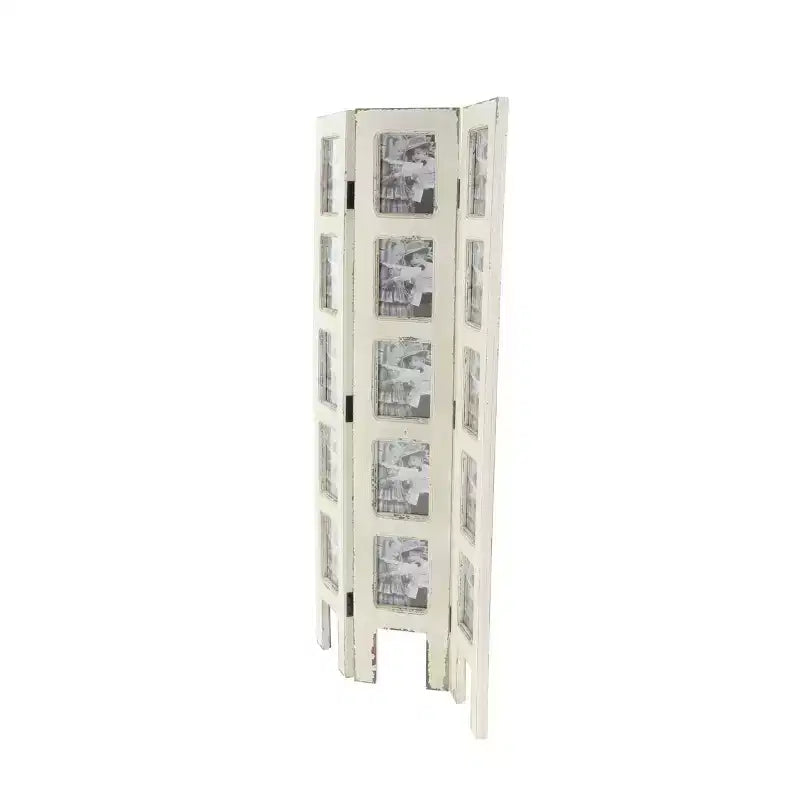 Séparateur de pièce rectangulaire en bois de chêne Chinquapin blanc - Olivia & May