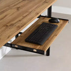 Commode South Shore Tassio 5 tiroirs : Glissières métalliques, surface stratifiée, cadre en panneaux de particules, 123,8 cm H