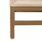 HOMES: Inside + Out Ensemble 3 pièces Neovesi Bois 2 tables de nuit et commode chêne bohème