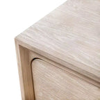 HOMES: Inside + Out Ensemble 3 pièces Neovesi Bois 2 tables de nuit et commode chêne bohème