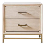 HOMES: Inside + Out Ensemble 3 pièces Neovesi Bois 2 tables de nuit et commode chêne bohème