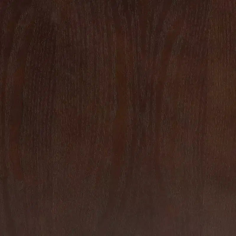 Table de chevet Baxton Studio Nikolai en tissu et bois, 2 tiroirs, beige/marron wengé