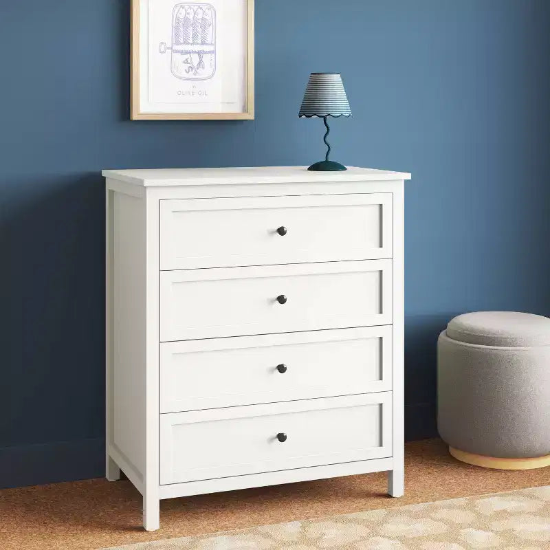 Commode classique blanche à 4 tiroirs - Room Essentials™