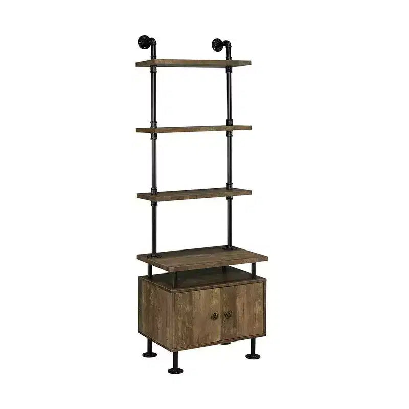 Table de chevet Ensata II chêne rustique/finition noire de Acme Furniture