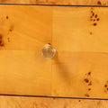 bali & pari Ghina Wood 1 Drawer Nightstand Light Mappa Burl