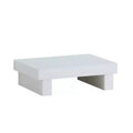 Haven Nightstand White - miBasics: Low Profile, Built-In USB Port, Modern Bedside Table
