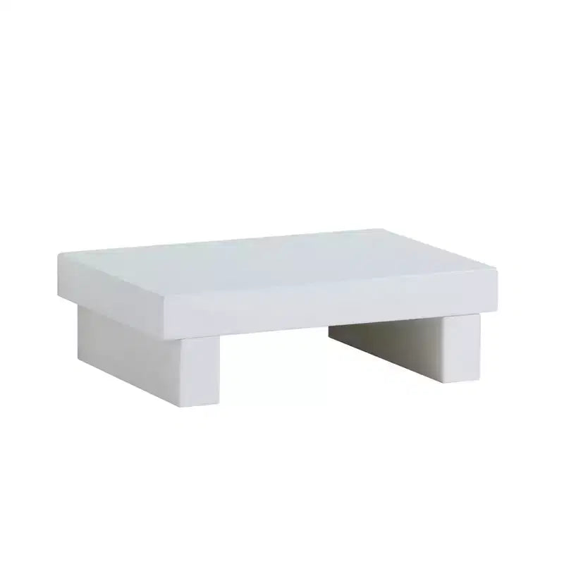 Haven Nightstand White - miBasics: Low Profile, Built-In USB Port, Modern Bedside Table