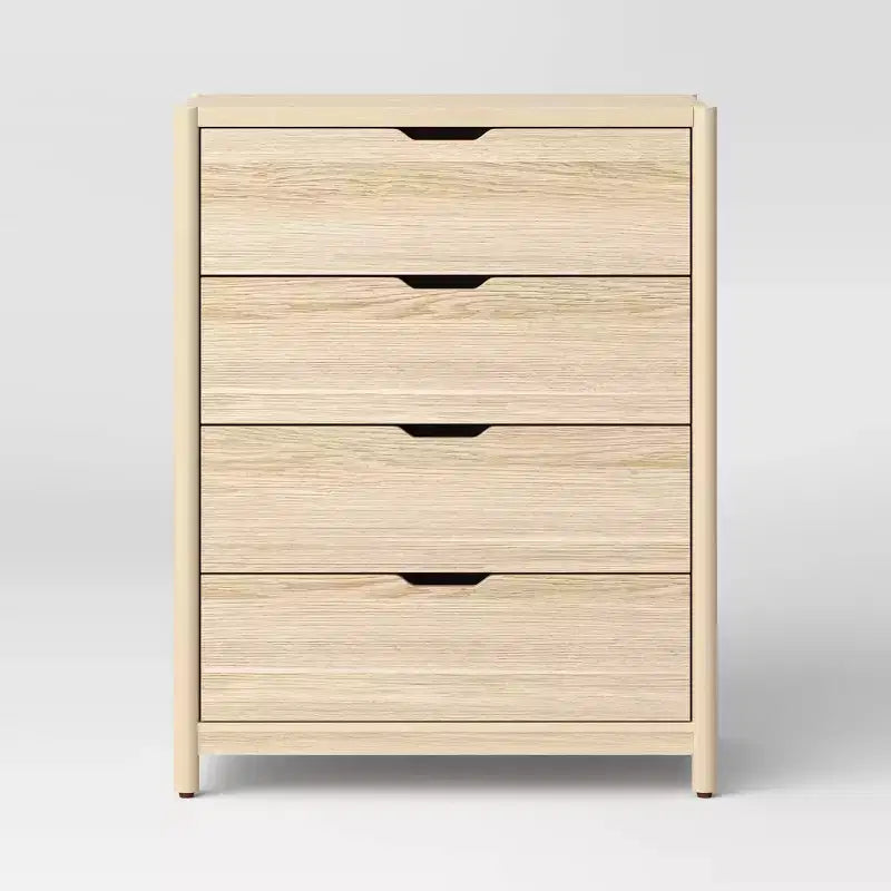 Commode scandinave 4 tiroirs naturelle - Room Essentials™