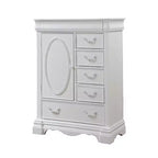 Commode Acme Furniture Estrella 36 po, fini blanc