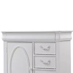 Commode Acme Furniture Estrella 36 po, fini blanc