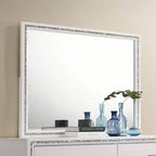 Miroir de commode Haiden, finition blanche, par Acme Furniture