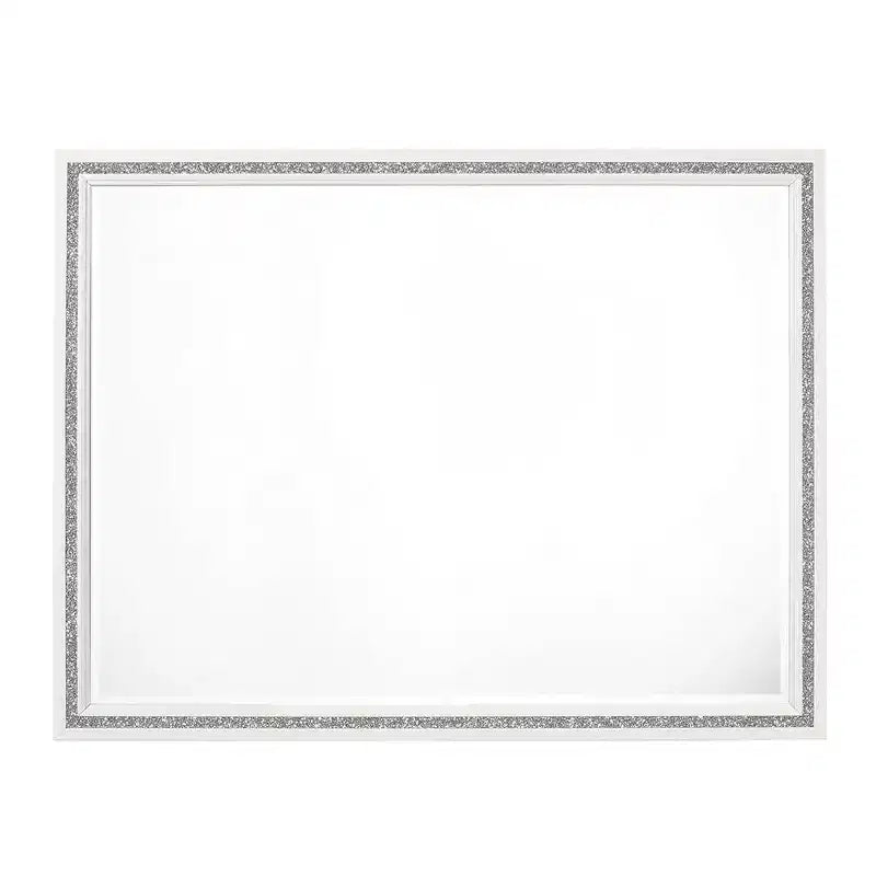 Miroir de commode Haiden, finition blanche, par Acme Furniture