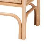 bali & pari Carabella Table de Chevet 1 Tiroir en Rotin Naturel: Fait Main, Design Bohème, Rangement Sécurisé