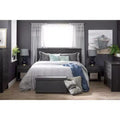 South Shore Fusion 6 Drawer Double Dresser Gray Oak: Laminated Particle Board, Anti-Tip, 5-Year Warranty