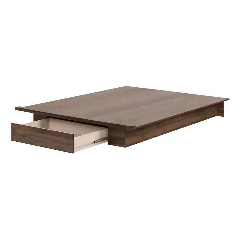 Commode double 6 tiroirs South Shore Fusion Chêne gris : Panneaux de particules stratifiés, Dispositif anti-basculement, Garantie 5 ans