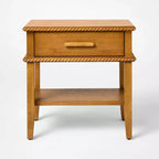 Table de chevet Azorella en chêne marron – Threshold™ conçue avec Studio McGee