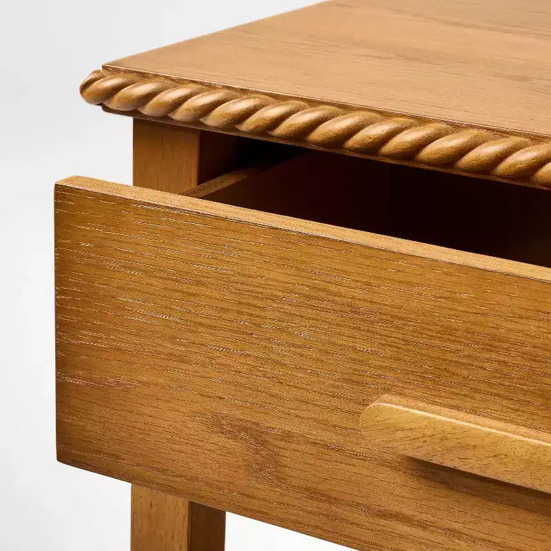Table de chevet Azorella en chêne marron – Threshold™ conçue avec Studio McGee