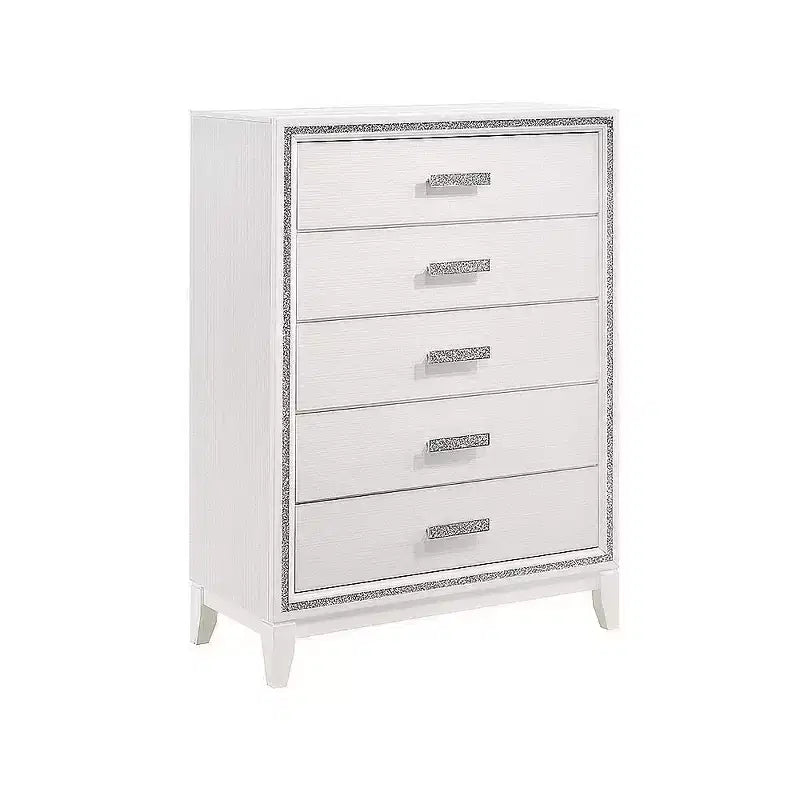 Commode Haiden 35 po, fini blanc, par Acme Furniture