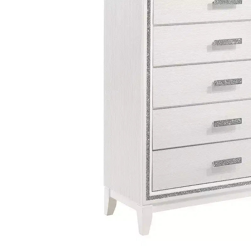 Commode Haiden 35 po, fini blanc, par Acme Furniture