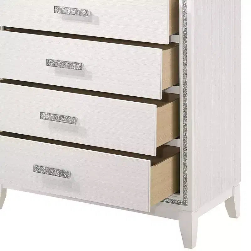 Commode Haiden 35 po, fini blanc, par Acme Furniture