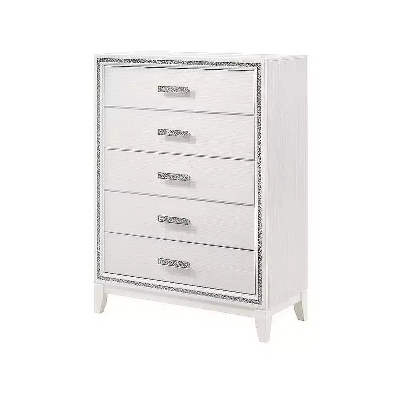 Commode Haiden 35 po, fini blanc, par Acme Furniture