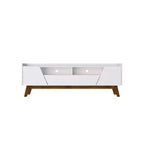 Marcus Mid-Century Modern 4 Shelf TV Stand for TVs up to 70" Entertainment Center, Media Console - Manhattan Comfort