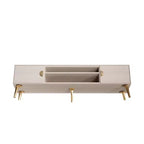 Meuble TV Manhattan Comfort 70,9" Haley pour téléviseurs jusqu'à 55" Blanc