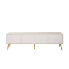 Meuble TV Manhattan Comfort 70,9" Haley pour téléviseurs jusqu'à 55" Blanc