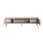 Meuble TV Manhattan Comfort 70,9" Haley pour téléviseurs jusqu'à 55" Blanc